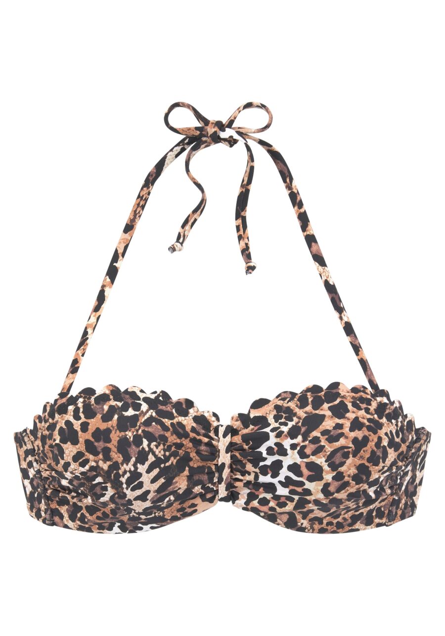 LASCANA Bikini felső  barna-hu