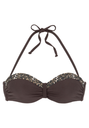 LASCANA Bikini felső  bézs / barna-Hungary