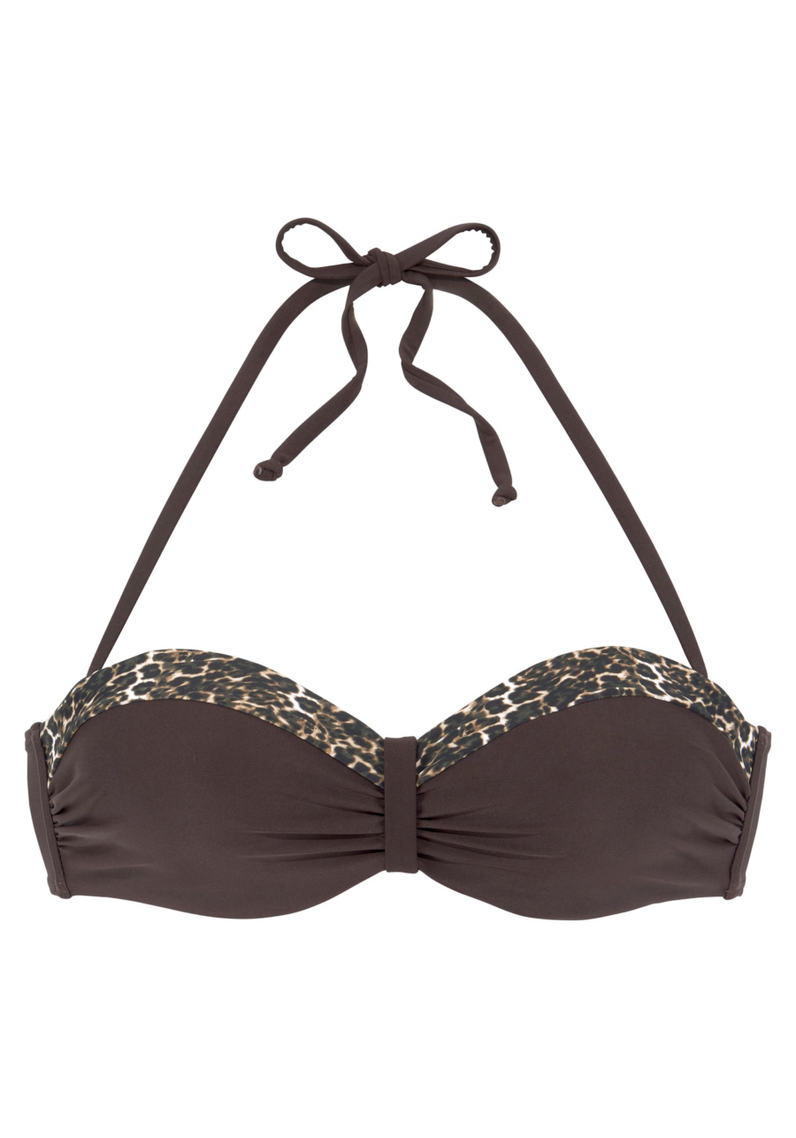 LASCANA Bikini felső  bézs / barna-Hungary