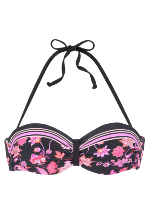 LASCANA Bikini felső  éjkék / rózsaszín-Hungary