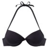 LASCANA Bikini felső  fekete