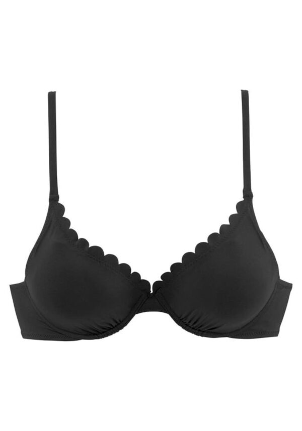 LASCANA Bikini felső  fekete