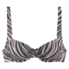 LASCANA Bikini felső  fekete / fehér-Hungary
