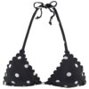 LASCANA Bikini felső  fekete / fehér-hu