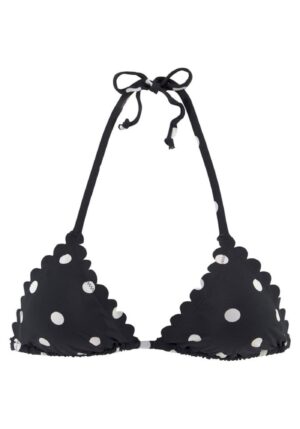 LASCANA Bikini felső  fekete / fehér-hu