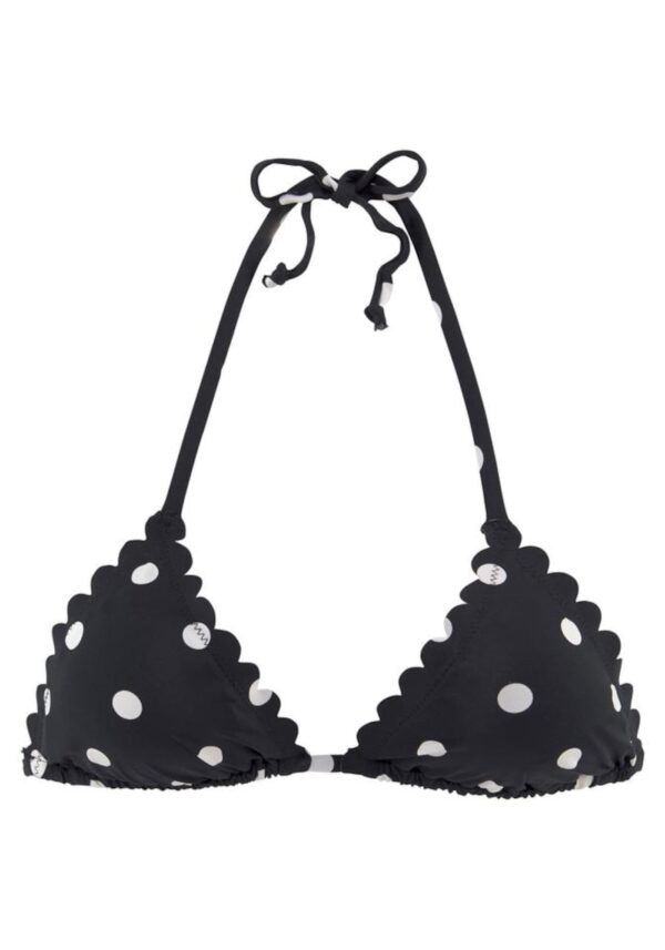 LASCANA Bikini felső  fekete / fehér-hu