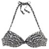 LASCANA Bikini felső  fekete / fehér-hu