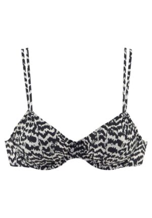 LASCANA Bikini felső  fekete-hu