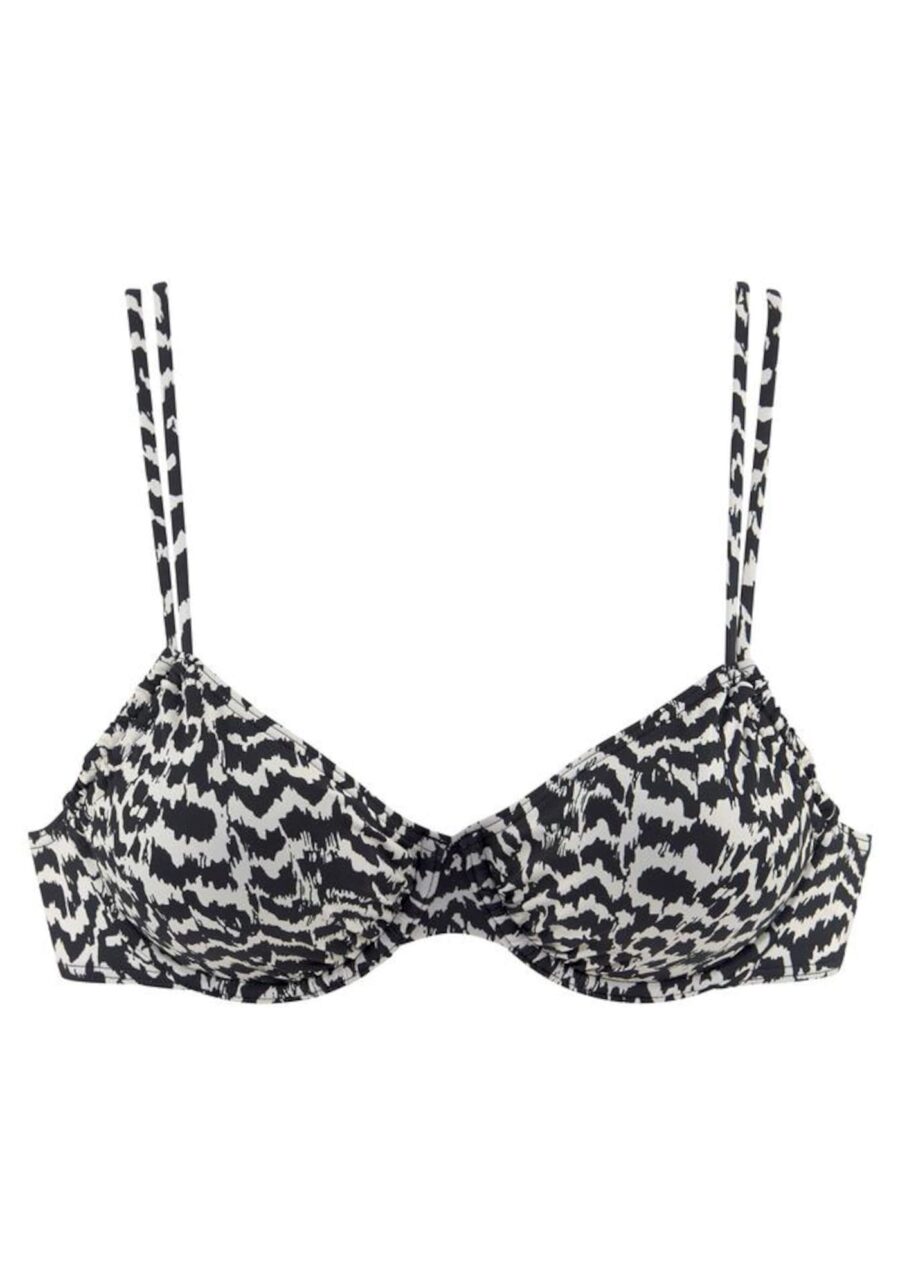 LASCANA Bikini felső  fekete-hu