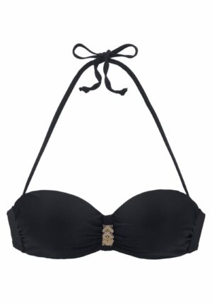 LASCANA Bikini felső  fekete-hu