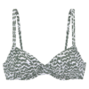 LASCANA Bikini felső  olíva / fehér-Hungary