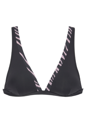 LASCANA Bikini felső  pasztell-rózsaszín / fekete-Hungary
