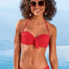 LASCANA Bikini felső  piros-Hungary
