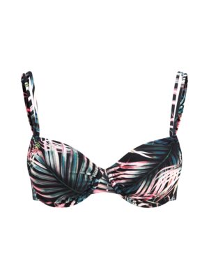 LASCANA Bikini felső  smaragd / fűzöld / rózsaszín-hu