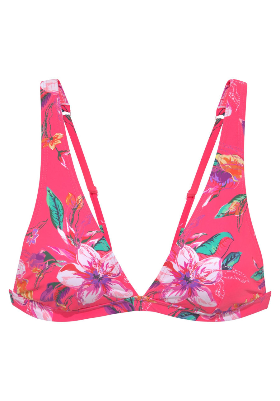 LASCANA Bikini felső  smaragd / sötétzöld / lila / rózsaszín / magenta-Ár
