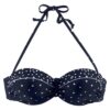 LASCANA Bikini felső  tengerészkék-hu