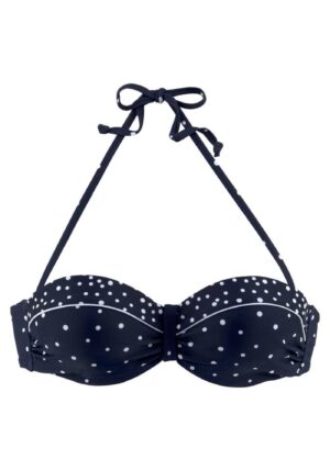 LASCANA Bikini felső  tengerészkék-hu