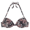 LASCANA Bikini felső  vegyes színek / fekete-Hungary