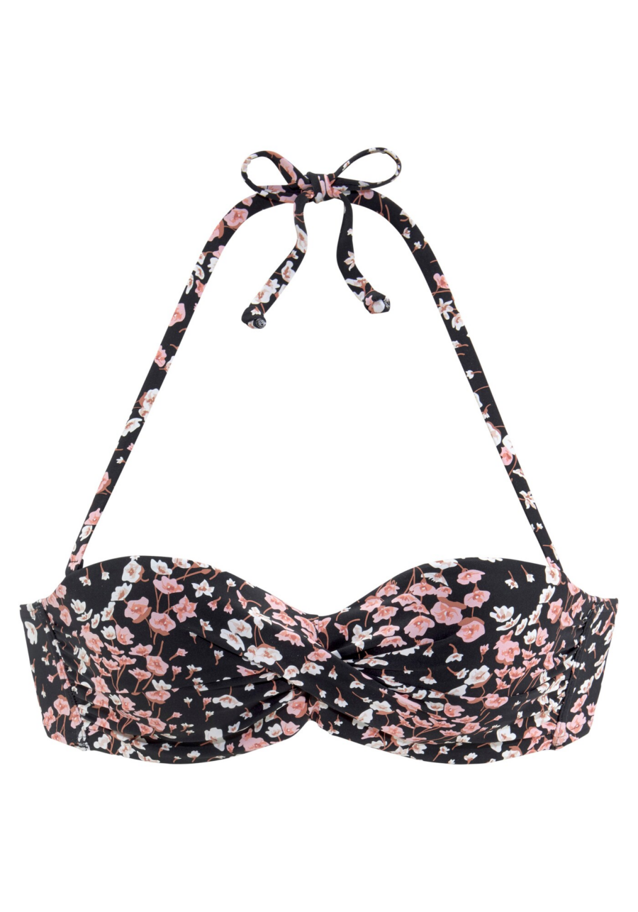 LASCANA Bikini felső  vegyes színek / fekete-Hungary