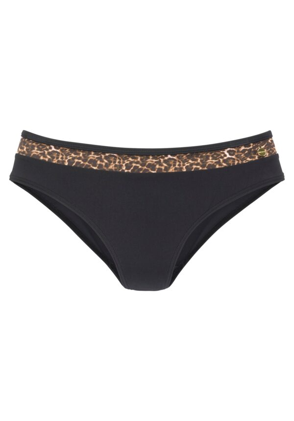 LASCANA Bikini nadrágok 'Adele'  barna / sárga / fekete-hu