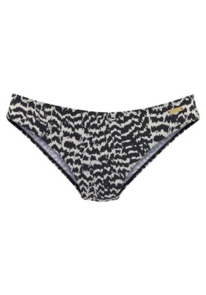 LASCANA Bikini nadrágok 'Clara'  fekete / fehér-hu