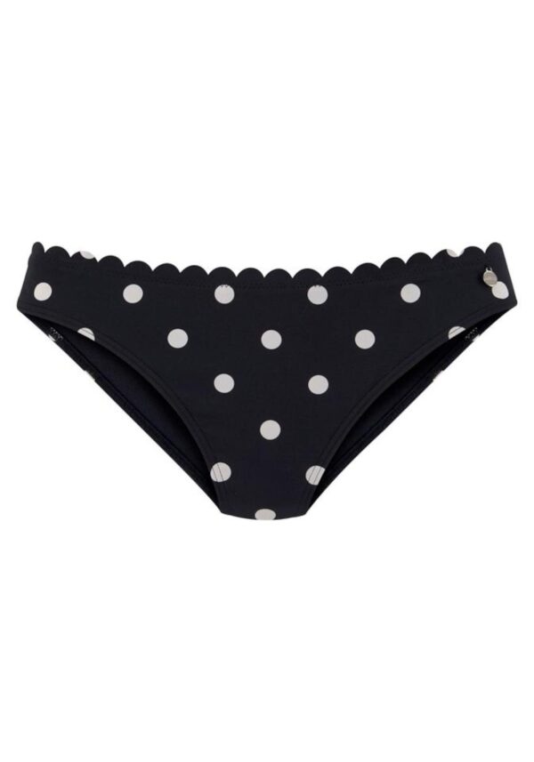 LASCANA Bikini nadrágok 'Jada'  fekete / fehér-hu