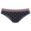 LASCANA Bikini nadrágok 'Kimer'  mandarin / cseresznyepiros / fekete / piszkosfehér