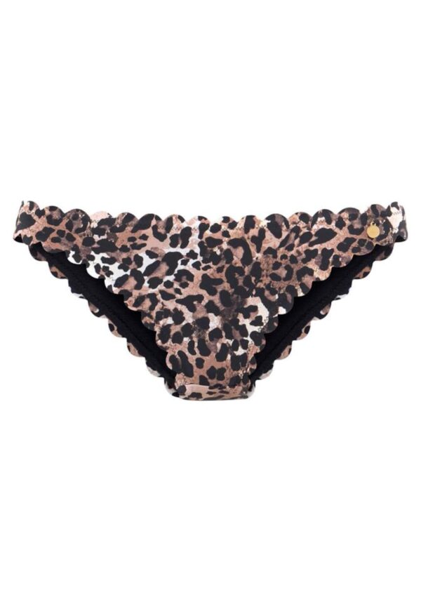 LASCANA Bikini nadrágok 'Lexa'  barna / fekete