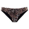 LASCANA Bikini nadrágok 'Lexa'  barna / világosbarna / fekete