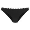 LASCANA Bikini nadrágok 'Scallop'  fekete