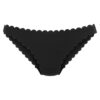 LASCANA Bikini nadrágok 'Scallop'  fekete