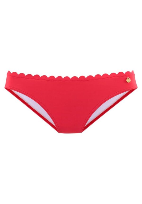 LASCANA Bikini nadrágok 'Scallop'  gránátalma