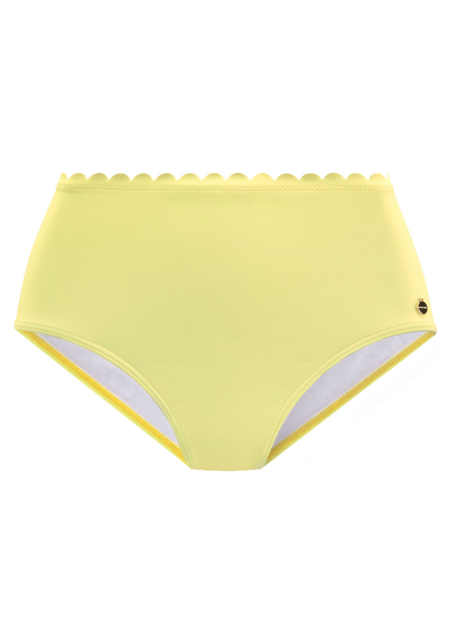 LASCANA Bikini nadrágok 'Scallop'  sárga-Hungary
