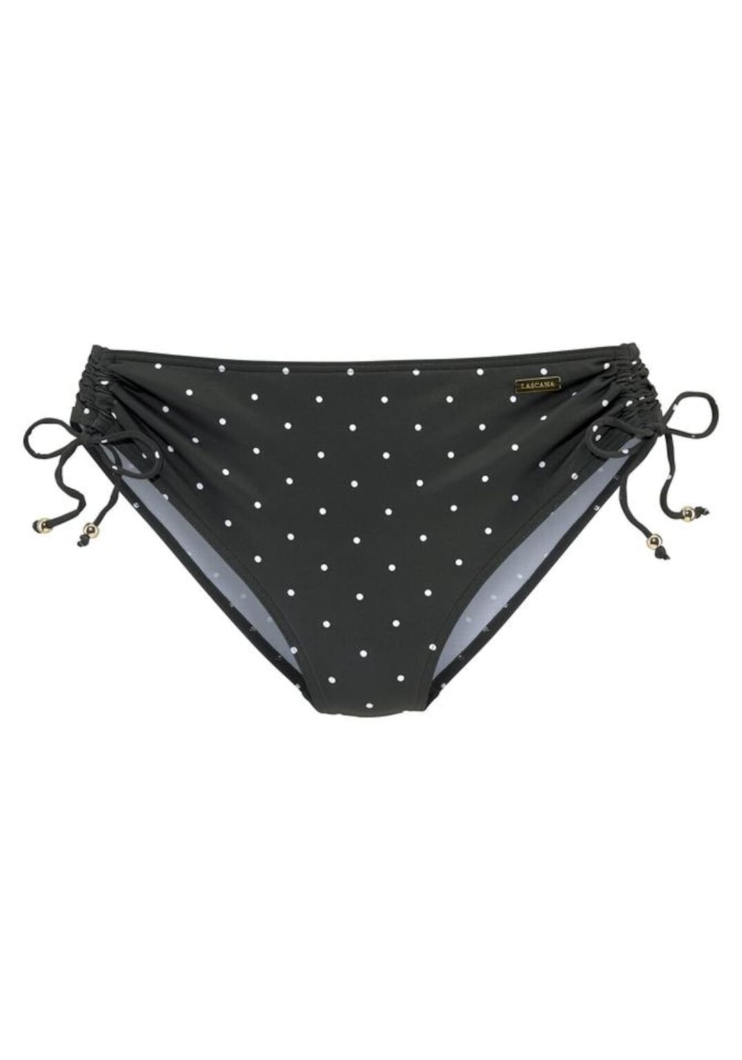 LASCANA Bikini nadrágok 'Sparkel'  fekete