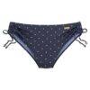LASCANA Bikini nadrágok 'Sparkel'  tengerészkék / fehér