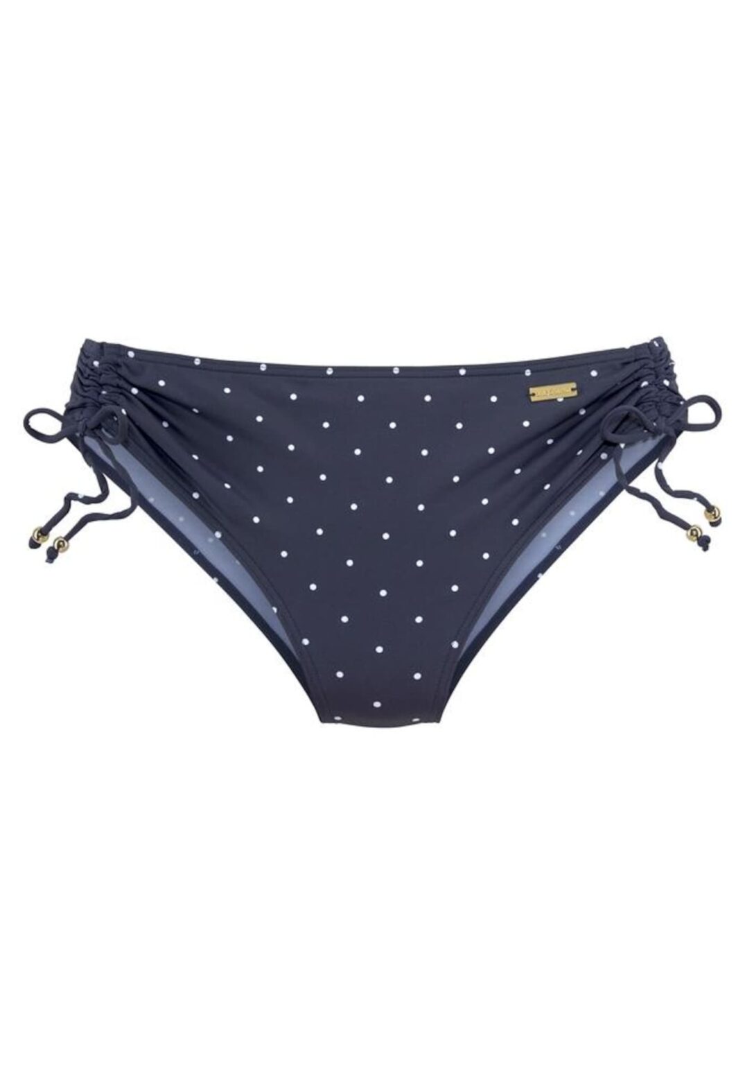 LASCANA Bikini nadrágok 'Sparkel'  tengerészkék / fehér