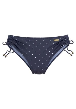LASCANA Bikini nadrágok 'Sparkel'  tengerészkék / fehér
