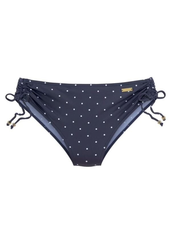 LASCANA Bikini nadrágok 'Sparkel'  tengerészkék / fehér