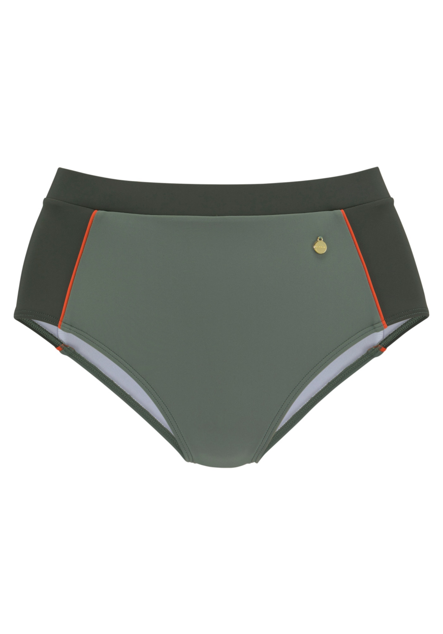 LASCANA Bikini nadrágok 'Yuna'  khaki / olíva / narancs-Ár