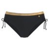 LASCANA Bikini nadrágok  aranysárga / fekete-Ár