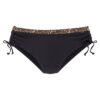 LASCANA Bikini nadrágok  barna / fekete-hu
