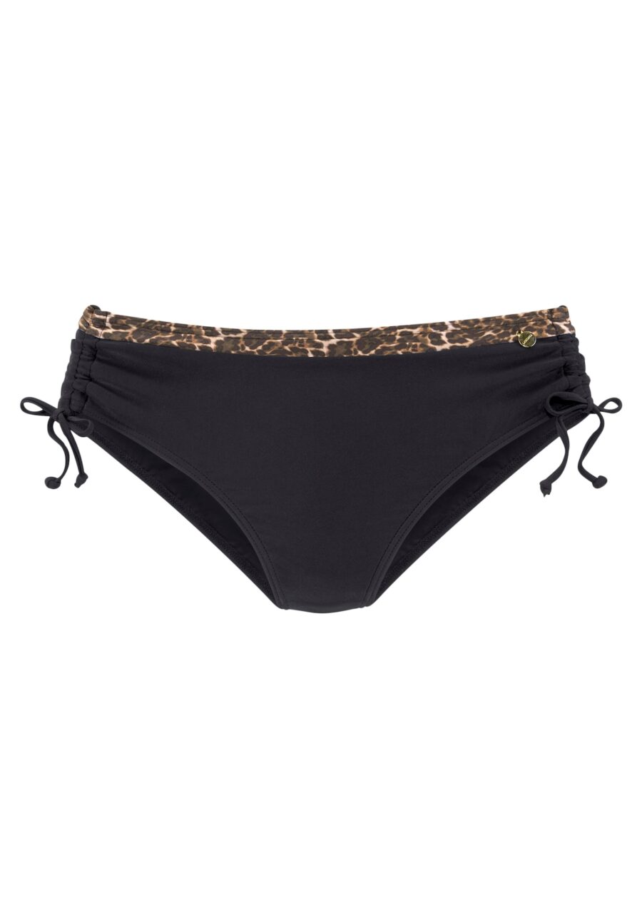 LASCANA Bikini nadrágok  barna / fekete-hu