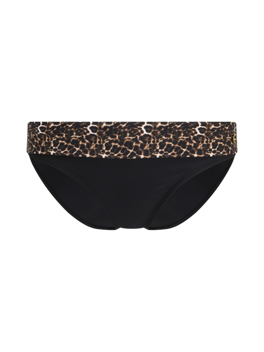 LASCANA Bikini nadrágok  barna / sárga / fekete-hu
