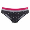 LASCANA Bikini nadrágok  eozin / fekete / fehér