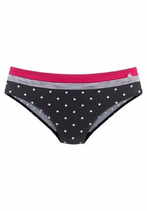 LASCANA Bikini nadrágok  eozin / fekete / fehér