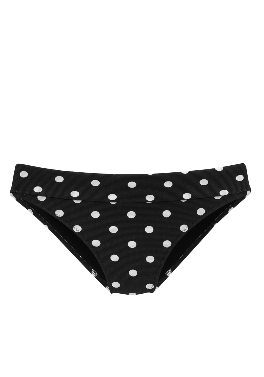 LASCANA Bikini nadrágok  fekete / fehér-Hungary