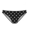 LASCANA Bikini nadrágok  fekete / fehér-Hungary