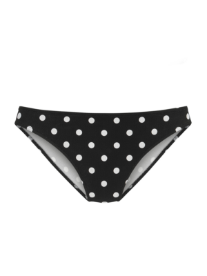 LASCANA Bikini nadrágok  fekete / fehér-Hungary