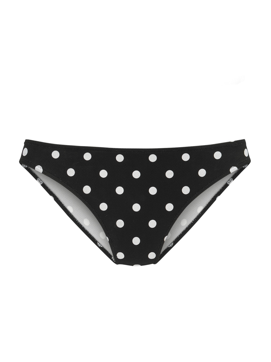 LASCANA Bikini nadrágok  fekete / fehér-Hungary