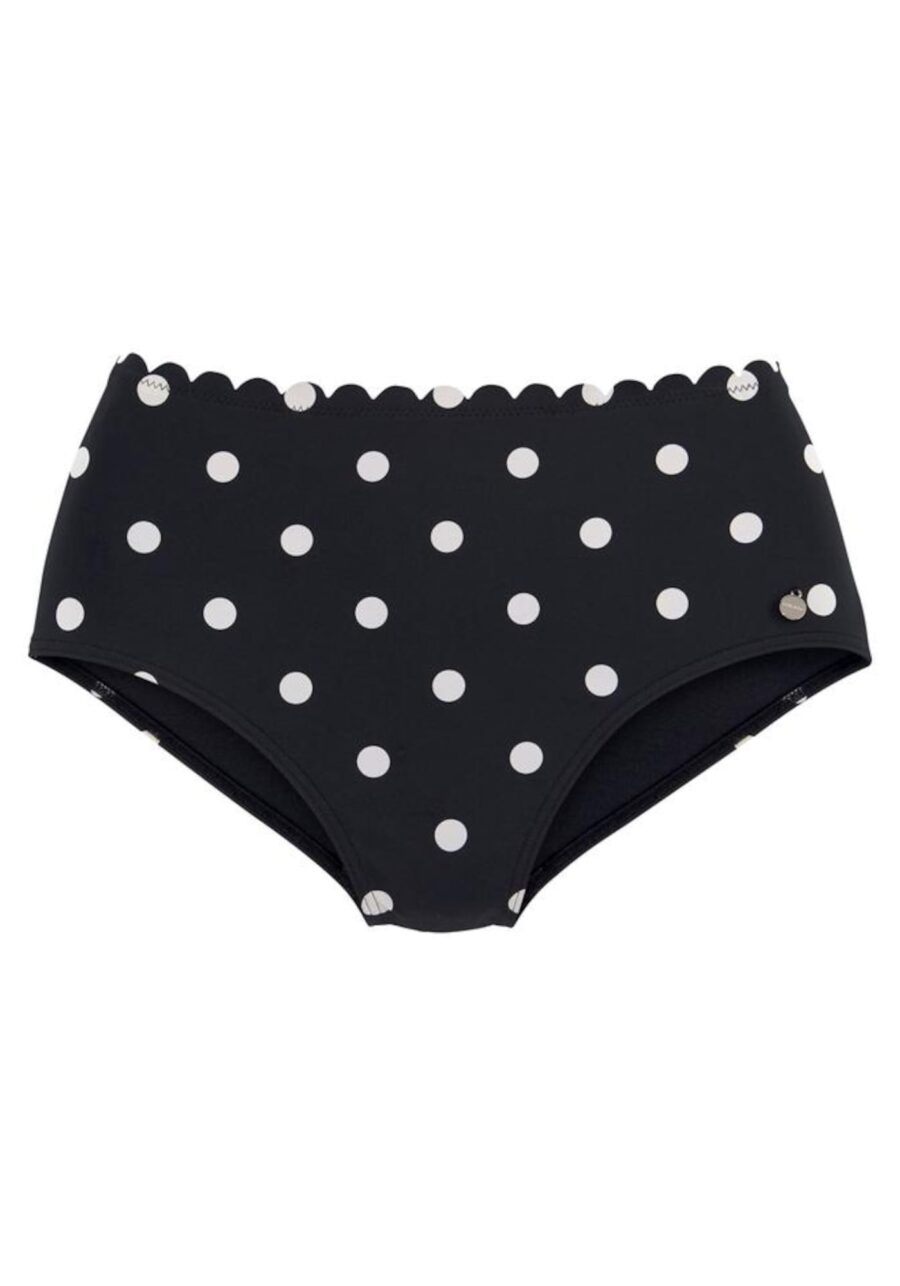 LASCANA Bikini nadrágok  fekete / fehér-hu